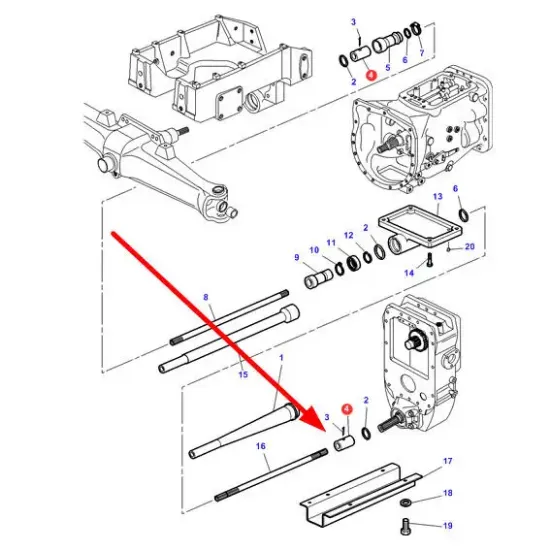 Slika Front drive shaft connector 3800250M1