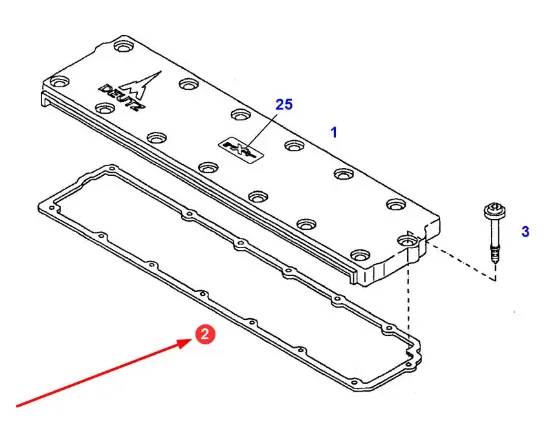 Slika Valve cover gasket 38006441