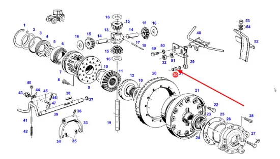 Slika Differential lubrication system bushing 380100010010