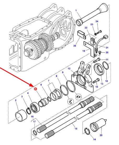 Slika PTO shaft bushing 3801425M2