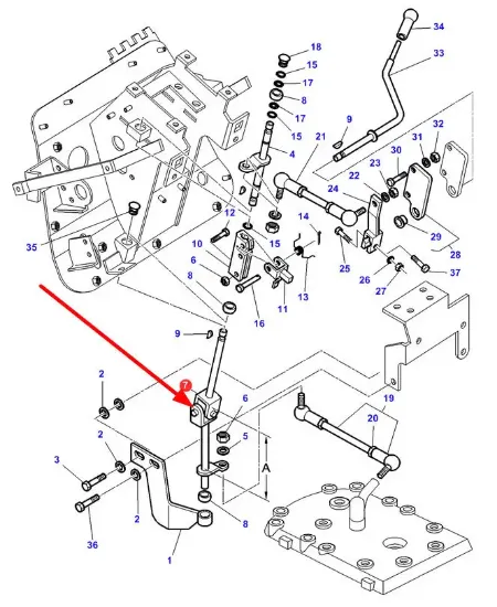 Slika Selector rod 3812190M91