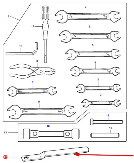 Slika Clutch key 3812659M1