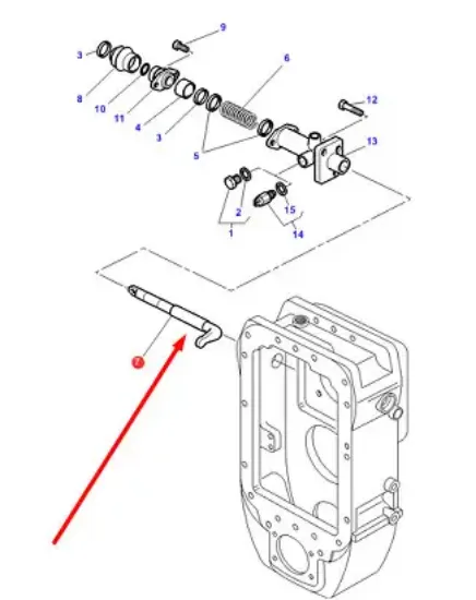 Slika Gear shift lever shaft 3813738M1