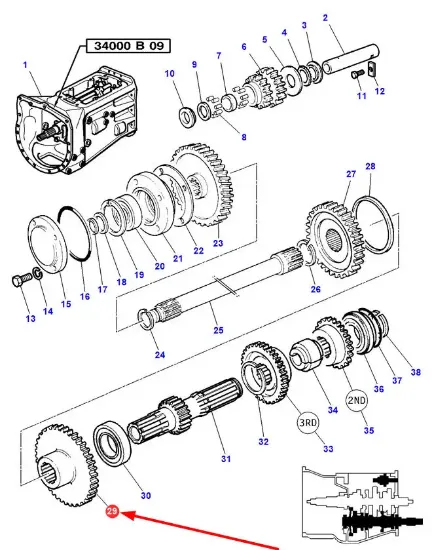 Slika Gear wheel 39z 3816419M1