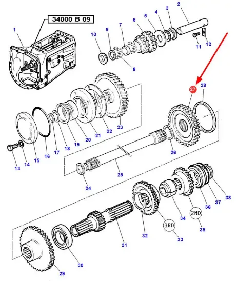 Slika Gear wheel z42 3816423M1