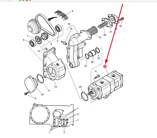 Slika Hydraulic pump 3816909M91