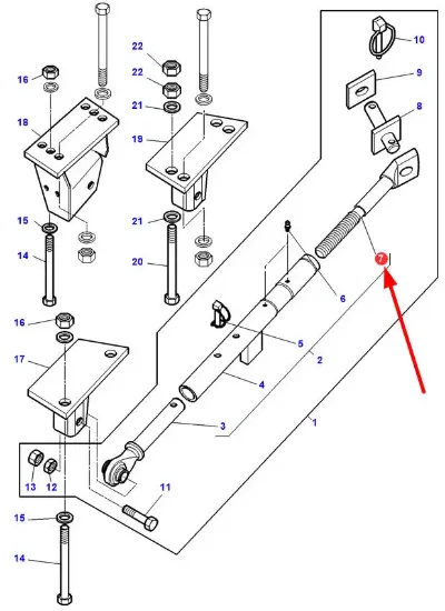 Slika Stabilizer steering end 3818522M1