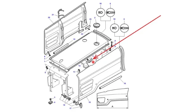 Slika Hood bracket 3822098M1