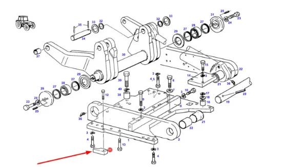 Slika Mounting plate 385860030050