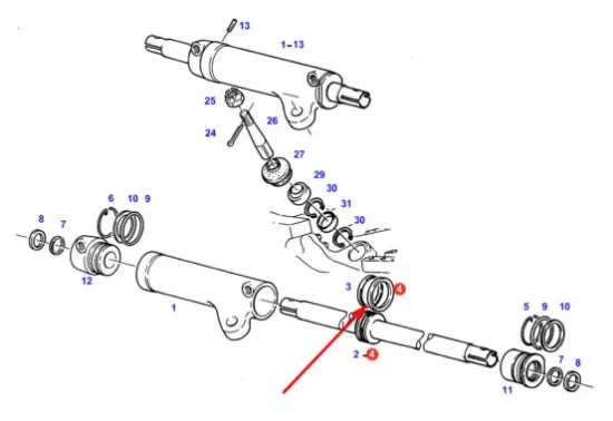 Slika Cylinder guide ring 38706125