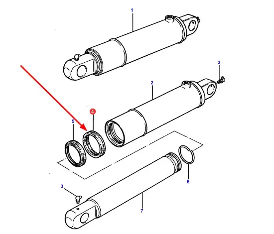 Slika TUZ cylinder sleeve ring 90 x 102 x 9 AGCO 3900127M1