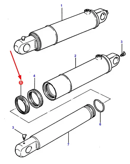 Slika Scraper ring 90 x 100 x 7/10 3900128M1