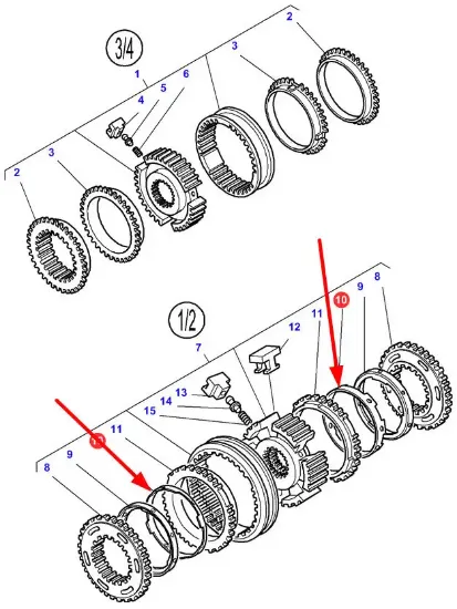 Slika Synchronizer ring 3902682M1