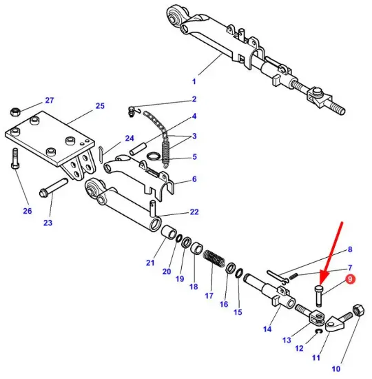 Slika Stabilizer arm pin 3902901M1