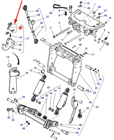 Slika Front hanger repair kit 3903957M91