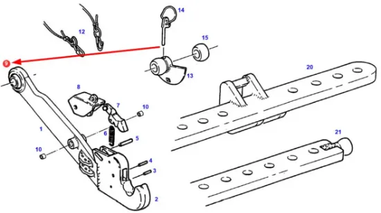 Slika Ball joint head 395308806