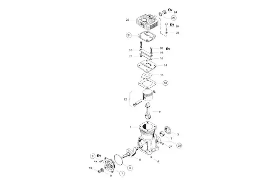 Slika Air compressor repair kit 4111400022