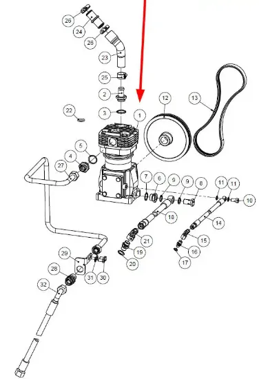 Slika Air compressor 4111410020