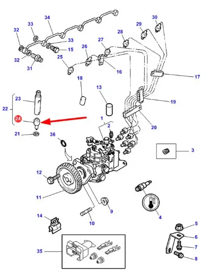 Slika Injector nozzle 4223761M1