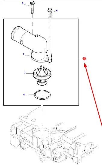 Slika Thermostat with housing 4225397M1