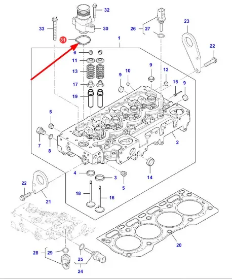 Slika Thermostat housing gasket 4226381M1