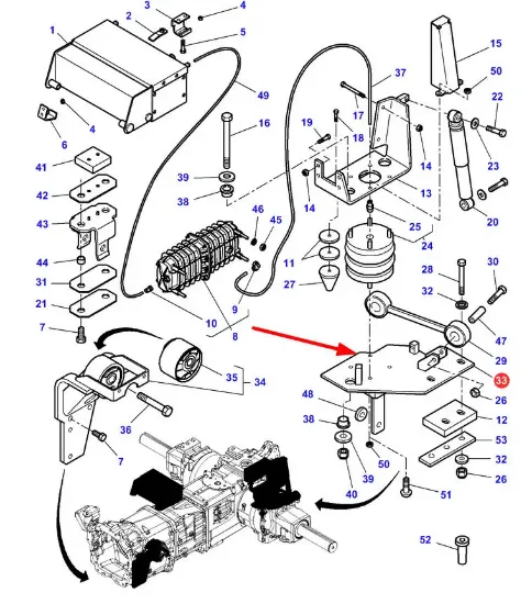 Slika Bracket left side 4270556M6