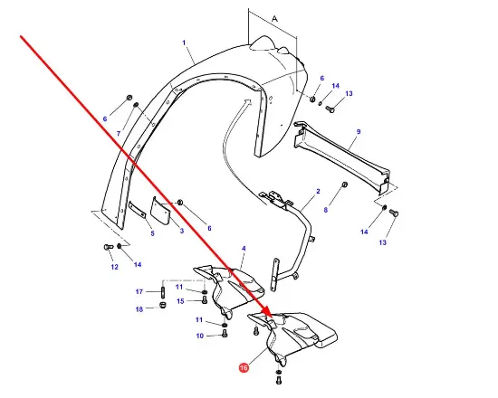 Slika Fender extension 4271148M1