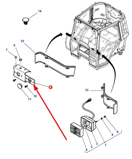 Slika Headlight mount 4273311M2