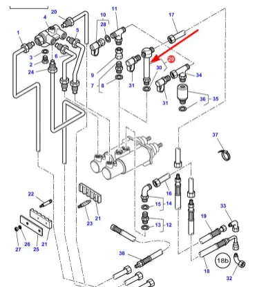 Slika T-piece for connecting wires 4274589M1