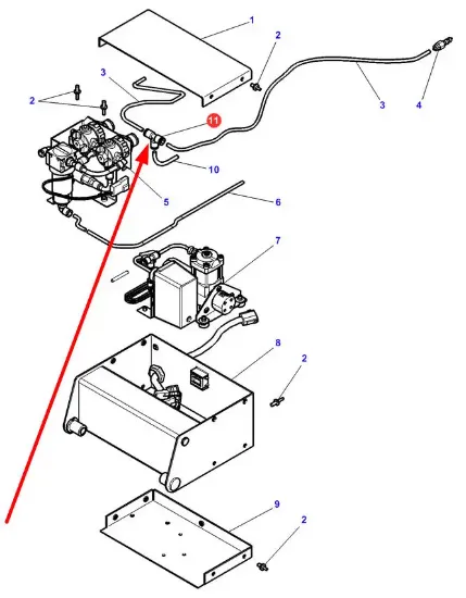 Slika Pneumatic tee connector 4275947M1