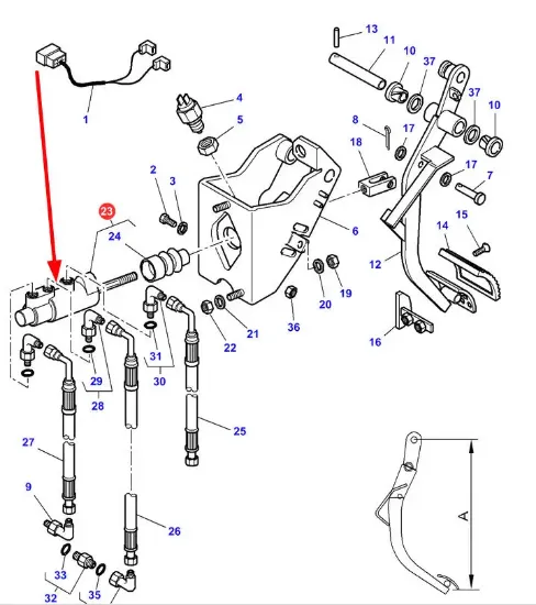 Slika Brake cylinder 4277251M1