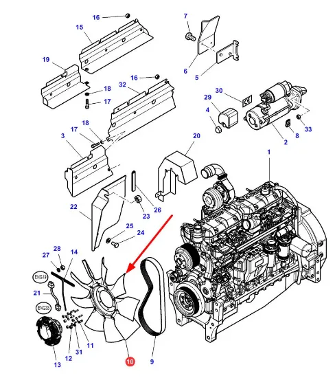 Slika Engine fan 20003856 Borg Warner 4281537M1