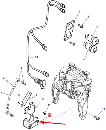 Slika Front linkage bracket 4281723M1