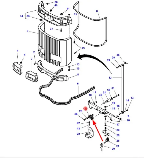 Slika Hood lock 4284519M1