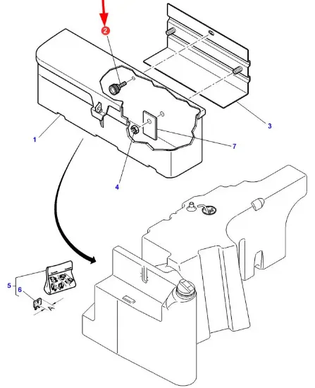 Slika Fixing knob M5 x 20 4284815M1