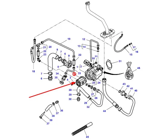 Slika Hydraulic pump 4285179M1