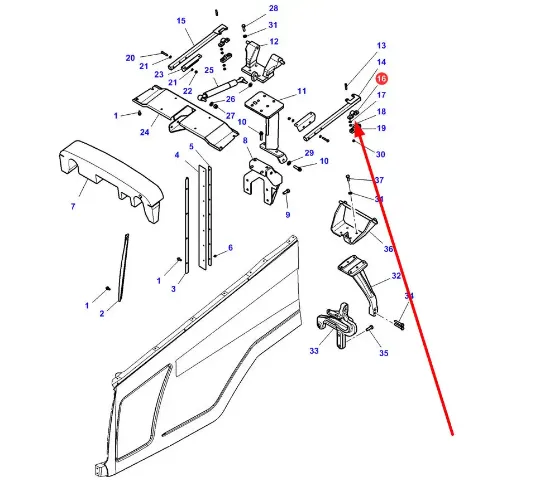 Slika Bonnet holder mount 4292129M2