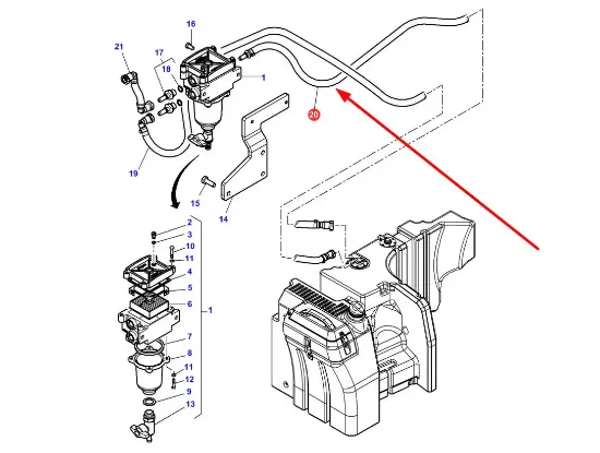 Slika Fuel line 4294560M1