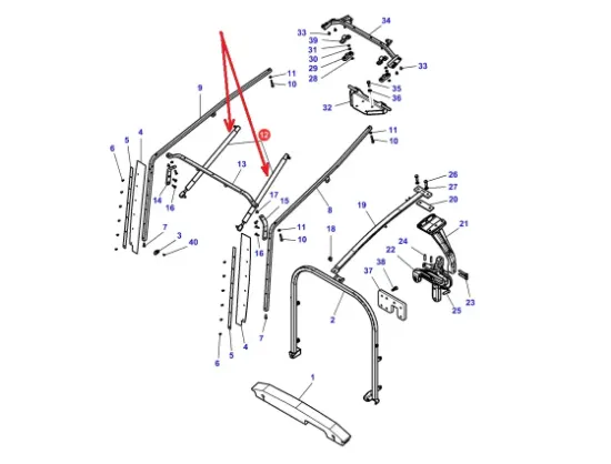 Slika Bonnet gas lifter 4298244M2