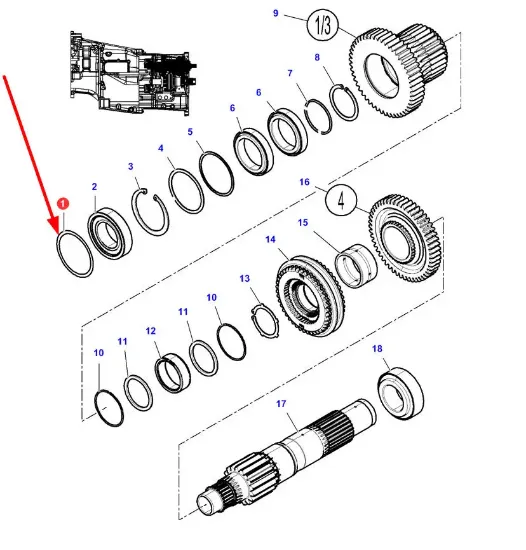 Slika Spacer 0,40mm 4300010M1