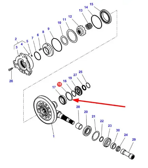 Slika Differential spacer 85-99,5 x 0,5 4300026M1