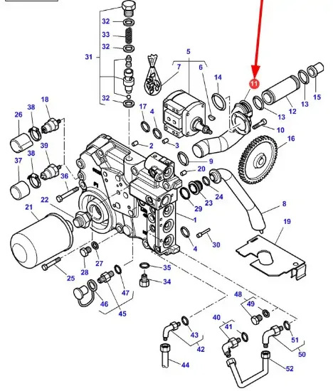 Slika Hydraulic manifold 4300553M2