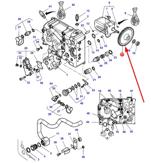 Slika Hydraulic pump gear 4301059M1