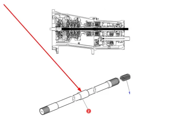 Slika Gearbox shaft DYNA 4 4301286M1