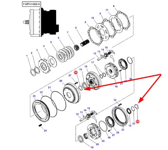 Slika Special washer for multiplier 4301405M1