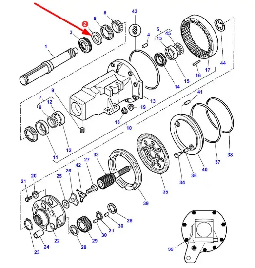 Slika Gear ring 4301740M1