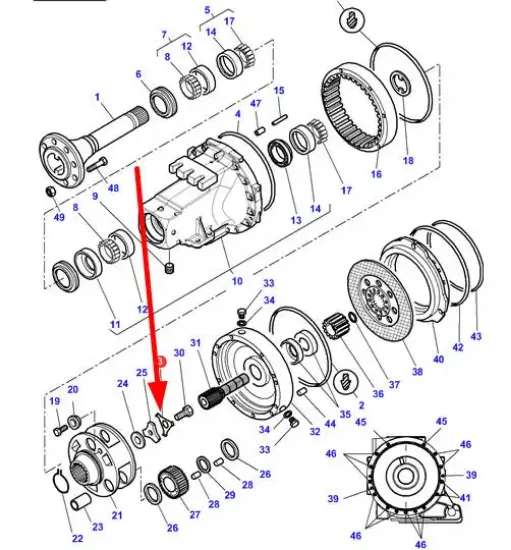 Slika Final drive protection plate 4302336M1