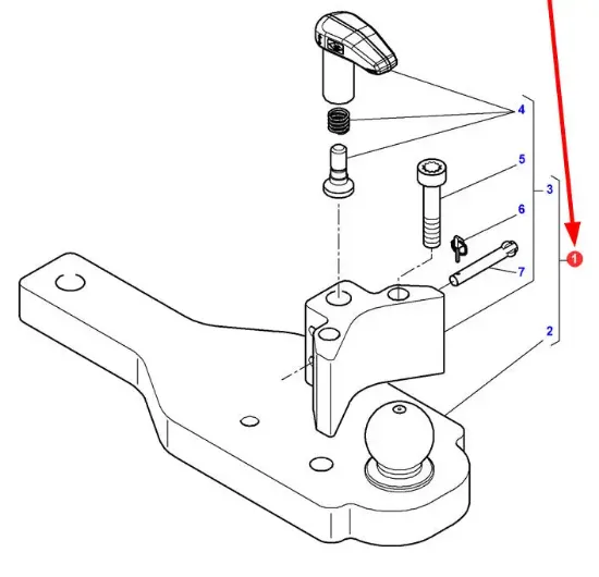 Slika Ball hitch fi 80 4302496M91