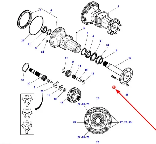 Slika Wheel stud M18 x 110 x 76 4307203M2