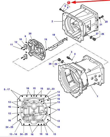 Slika Gearbox housing cover 4309144M91